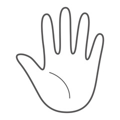 Obraz premium 手の平のアイコン