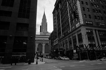 Chrysler building- Building- Grand Central Station- Street- Manhattan- New York City- United...