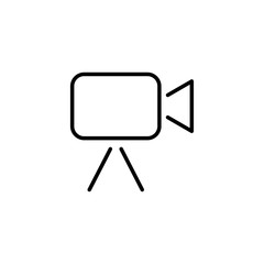 Video icon. Recording symbol modern, simple, vector, icon for website design, mobile app, ui. Vector Illustration