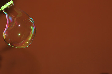 
Soap bubbles with different shapes