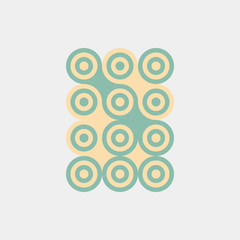 Colour Dots Universe Logo art design illustration