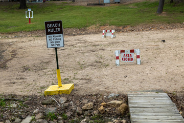 lake ouachita state park, Arkansas, USA, May 2 2020, Campgrounds opened for residents of the state...