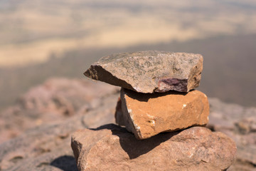 rock in the mountains