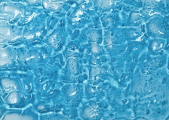 Water surface, blue waves background and texture