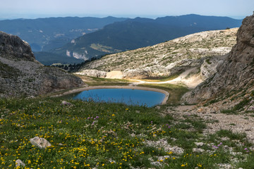 Station de Villars de Lans en été , lac de la Moucherolle , Parc Naturel Régional du Vercors