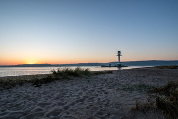 Leuchtturm auf der Ostsee in Kiel 