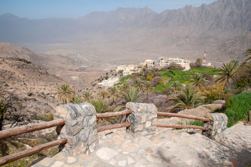 Wakan / Wakkan mountain village in Oman