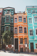 colourful houses in balat