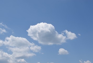 blue sky with clouds