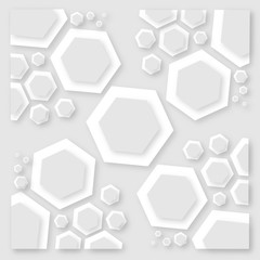 Background with hexagons