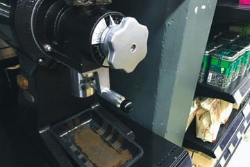 Coffee maker used for product testing