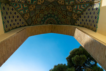 Down view of a beautiful building