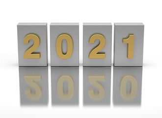 New Year 2021 and old 2020