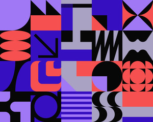Neo Modernism Artwork Pattern Design