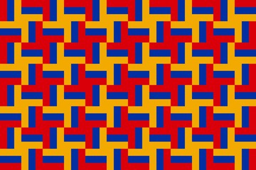 Simple geometric pattern in the colors of the national flag of Armenia