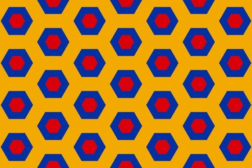 Simple geometric pattern in the colors of the national flag of Armenia