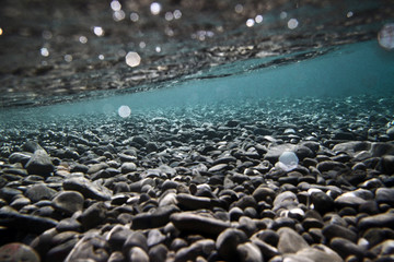stones on the beach