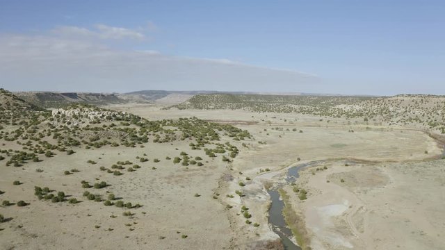 Comanche National Grassland.  La Junta, Colorado.  4k Aerial Drone Footage