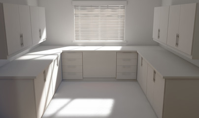 Kitchen White Plan