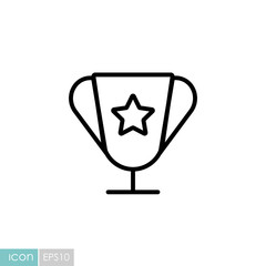 Award vector icon. Pet animal sign
