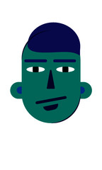 mask on a white background