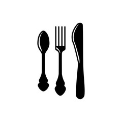 Spoon Fork Knife Vector Illustration