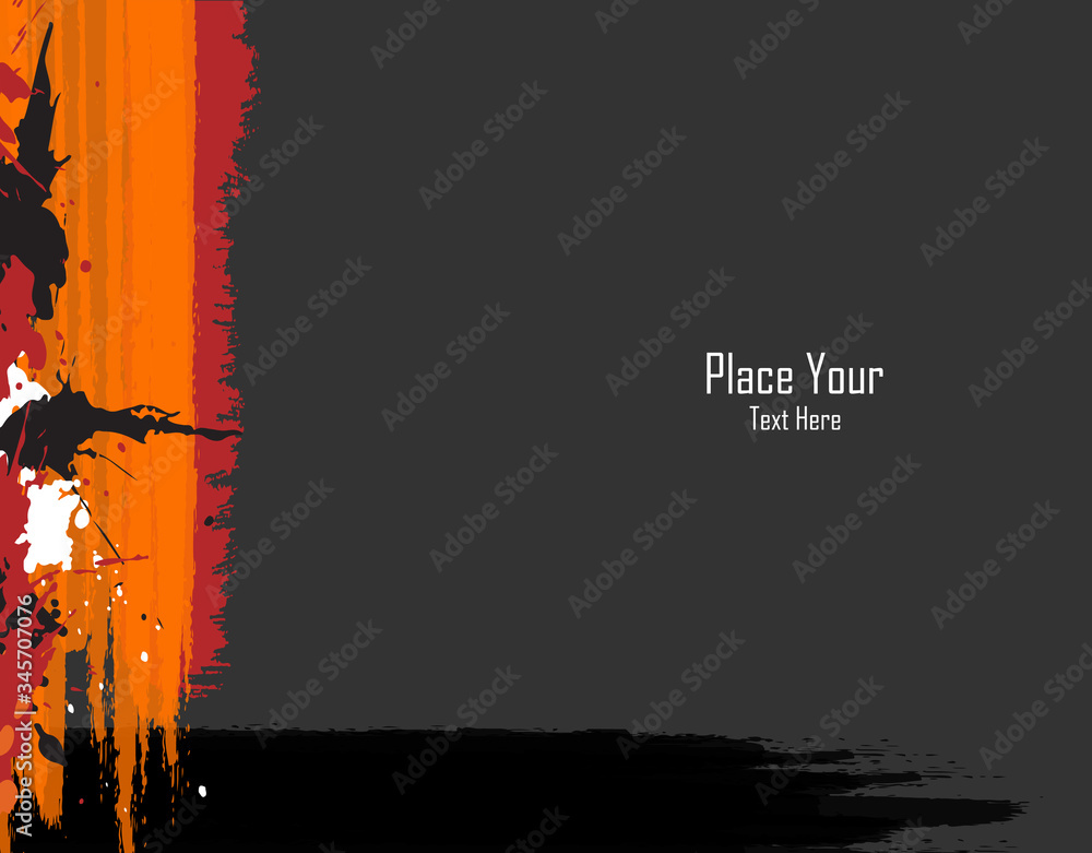 Poster grungy vector design