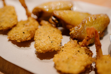 fried chicken wings