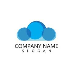 cloud logo vector