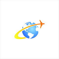 Travel logo design icon vector template.