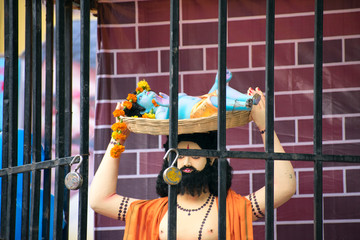 Lord Krishna birthday. Shri Krishna Janmashtami Radha Krishan Palki Dahi Handi