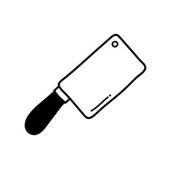 Knife silhouette style icon vector design