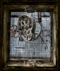Plexiglas foto achterwand Verlaten ziekenhuissanatorium Beelitz Heilstaetten, Duitsland © Chawran
