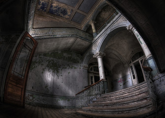 Abandoned hospital sanatorium Beelitz Heilstaetten, Germany