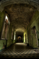Verlassenes Krankenhaussanatorium Beelitz Heilstätten, Deutschland
