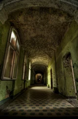 Fotobehang Verlaten ziekenhuissanatorium Beelitz Heilstaetten, Duitsland © Chawran