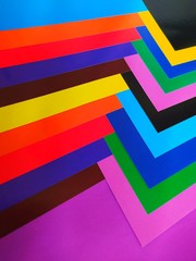 abstract colorful background different mix color cardboard