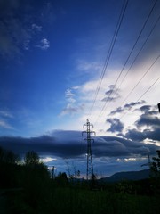 high voltage tower