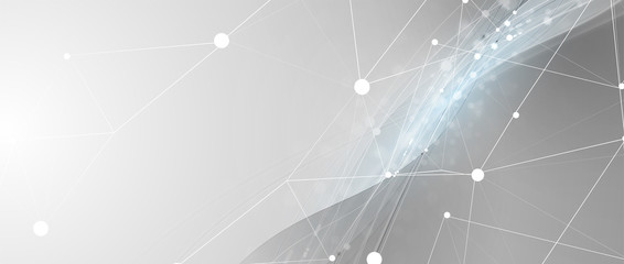 Technology data background, idea of global business solution