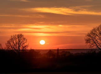 Sonnenuntergang im Ruhrgebiet