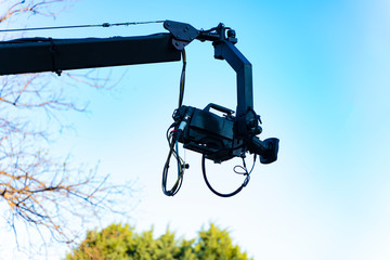 TV camera on the crane