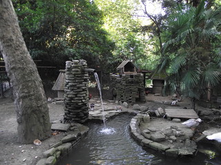 Beautiful pond in the recreation Park.