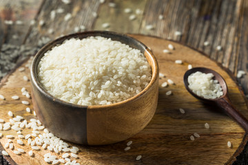 Raw Organic Dry White Rice