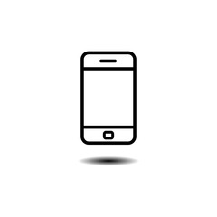 Smartphone icon in trendy flat design