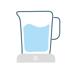 water jar flat style icon vector design