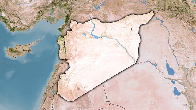 Syria, satellite C - dark glow