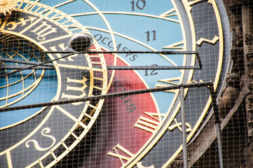 Naklejka premium astronomical clock in prague
