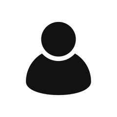 User icon vector. Avatar sign