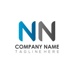 Initial Letter NN Logo Design Vector Template. Creative Abstract NN Letter Logo Design