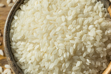 Raw Organic Dry White Rice
